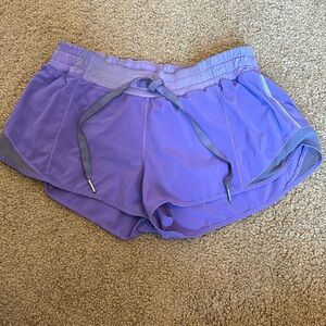 Purple lululemon shorts!